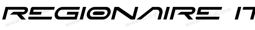 Regionaire Italic字体转换